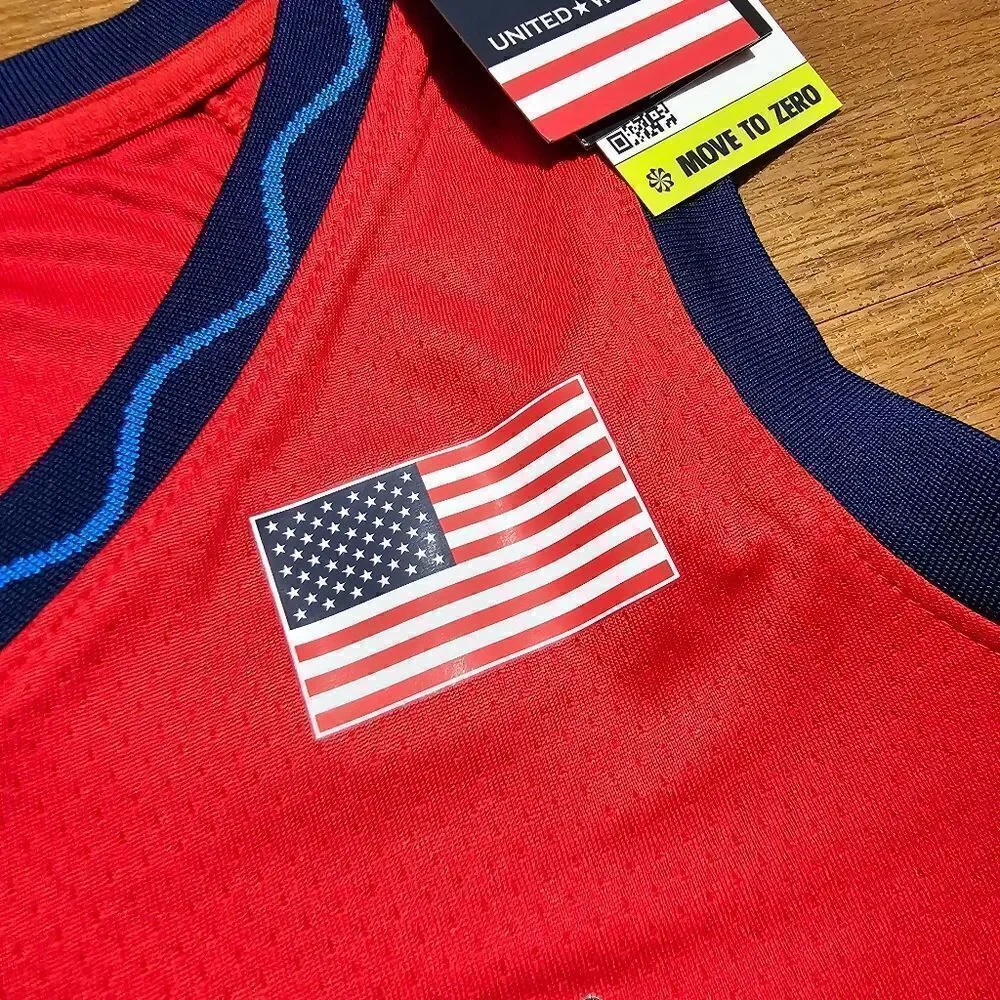 Nike USA Basketball Olympics Jersey Blank Women's S Red Navy Stars Stars DD1568